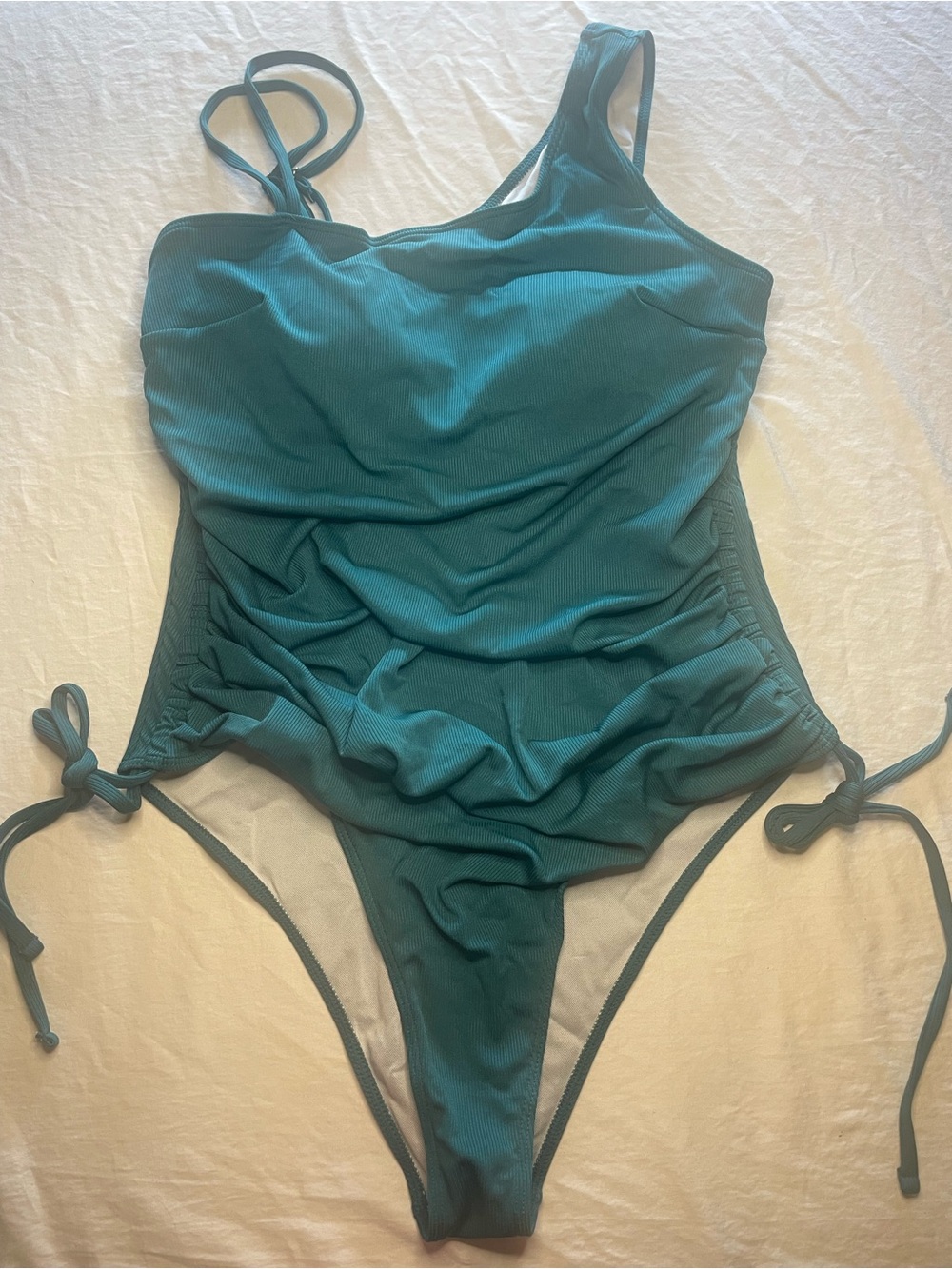 1XL Women’s SHEIN One-Piece Teal Swimsuit New